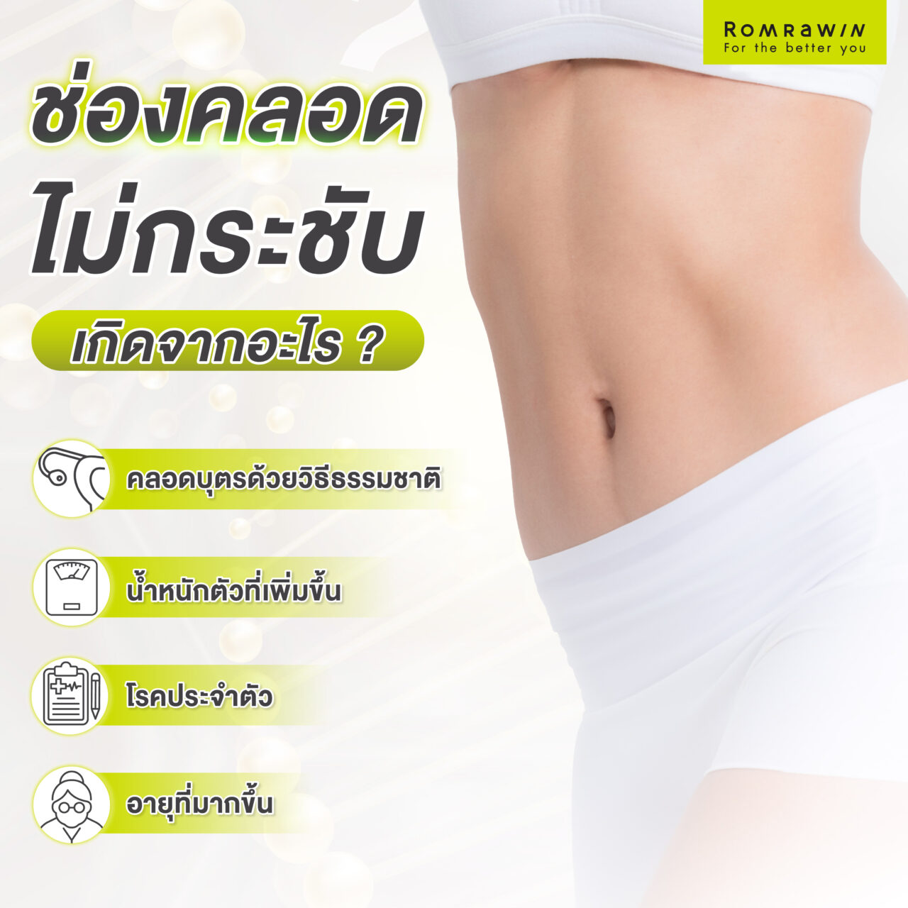 ThermiVA ช่องคลอดไม่กระชับเกิดจากอะไร