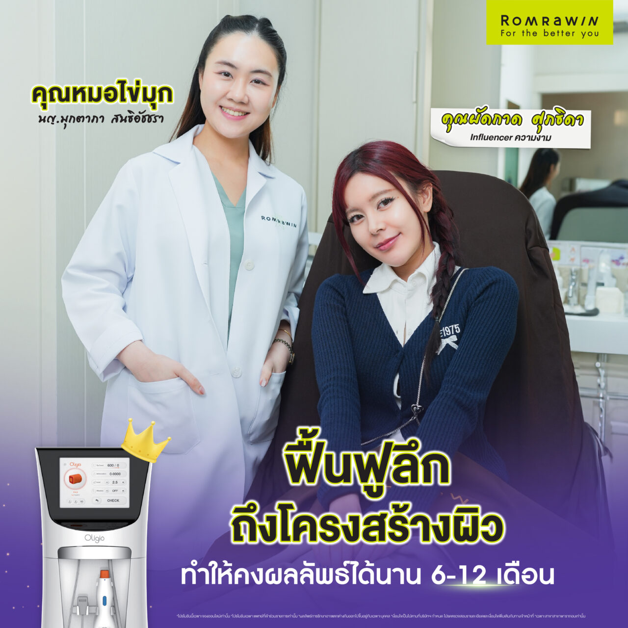 ฟื้นฟูลึกถึงโครงสร้าง ทำให้คงผลลัพธ์ได้นาน 6-12 เดือน