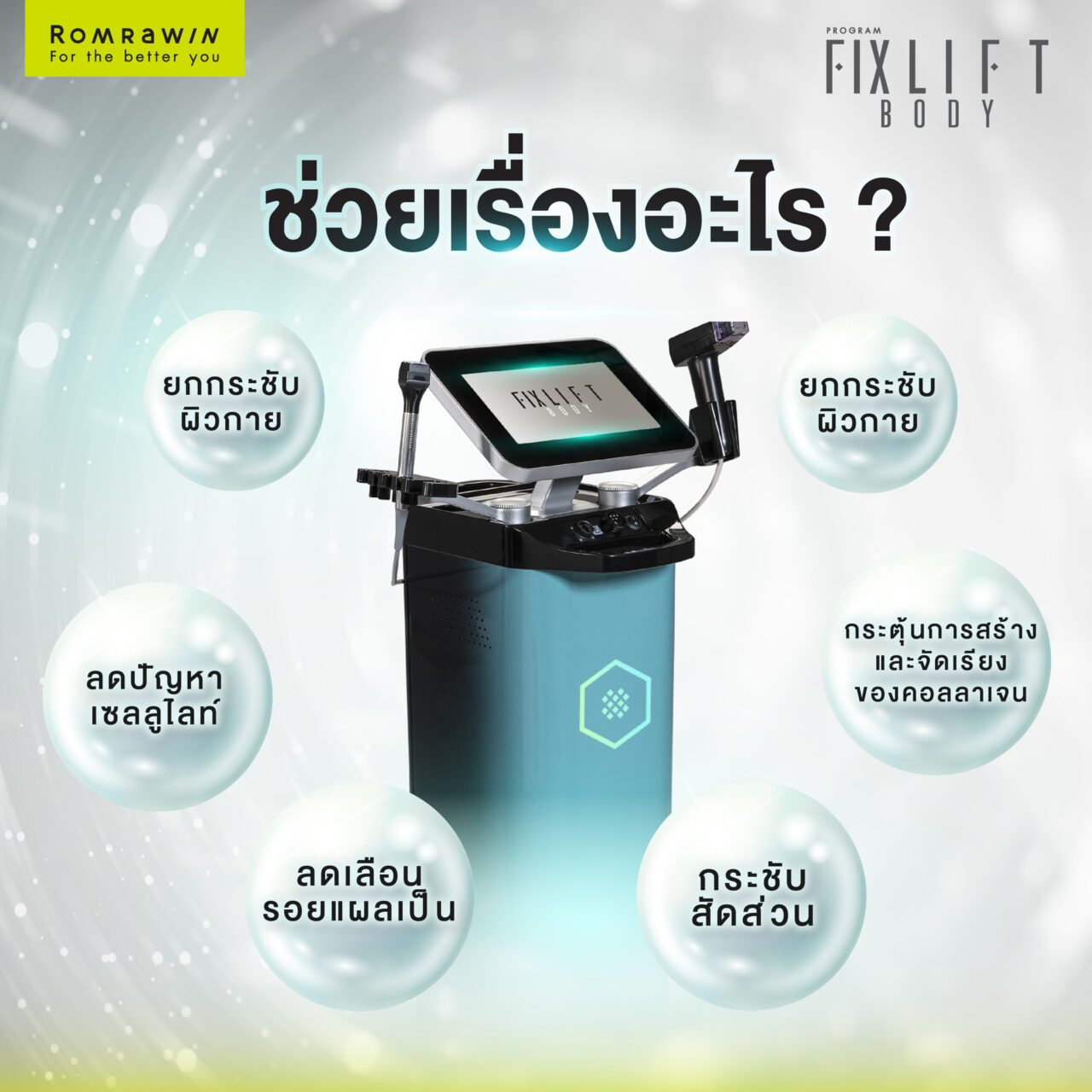 โปรแกรม Fix Lift Body ช่วยเรื่องอะไร