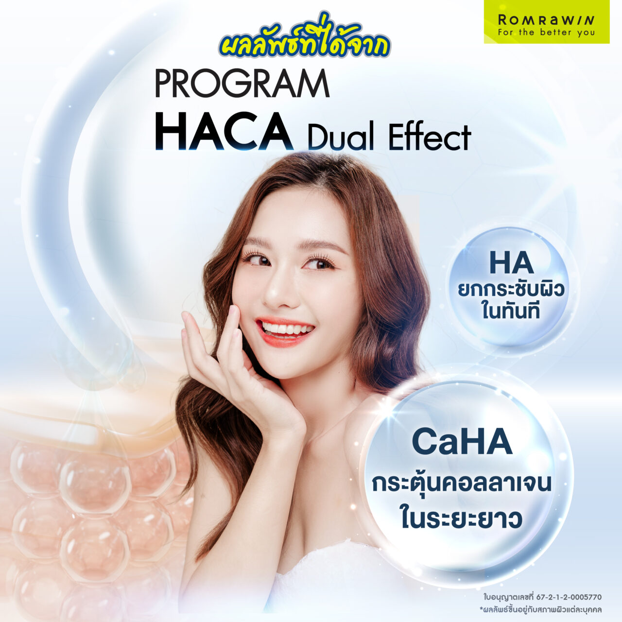 ผลลัพธ์ที่ได้จากโปรแกรมฉีด HACa 