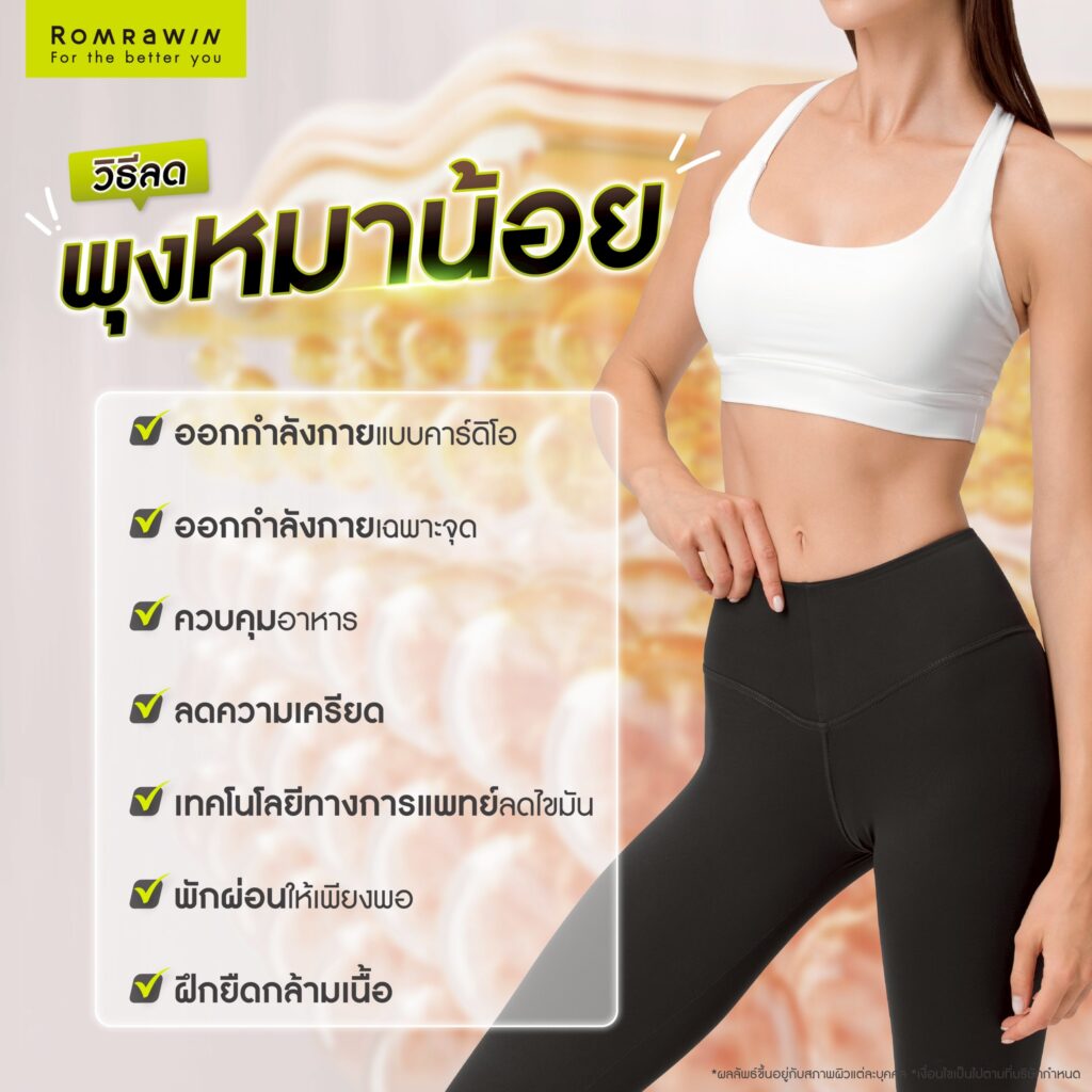 วิธีลดขนาดพุงหมาน้อย