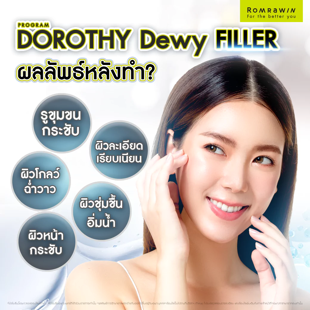 Dorothy Dewy Filler ผลลัพธ์หลังทำ