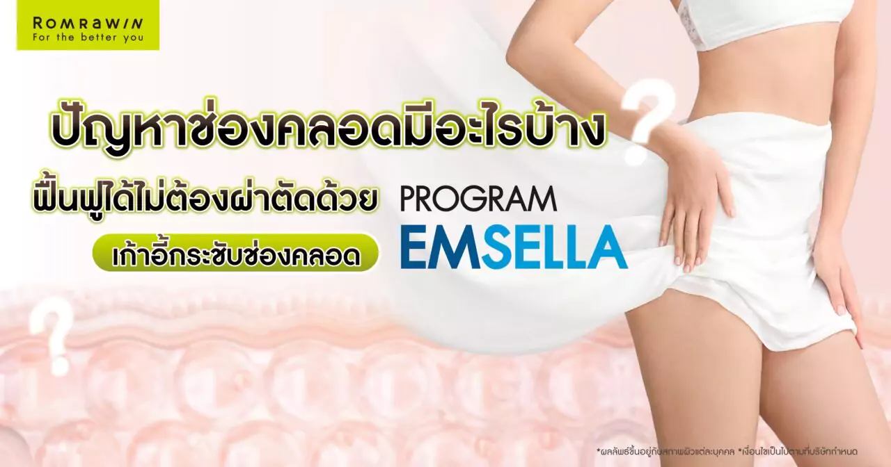 ปัญหาช่องคลอดมีอะไรบ้าง? ฟื้นฟูได้ไม่ต้องผ่าตัดด้วย Emsella เก้าอี้กระชับช่องคลอด 1 ปัญหาช่องคลอด